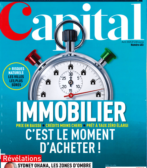 Article paru dans le magazine CAPITAL – Avril 2025